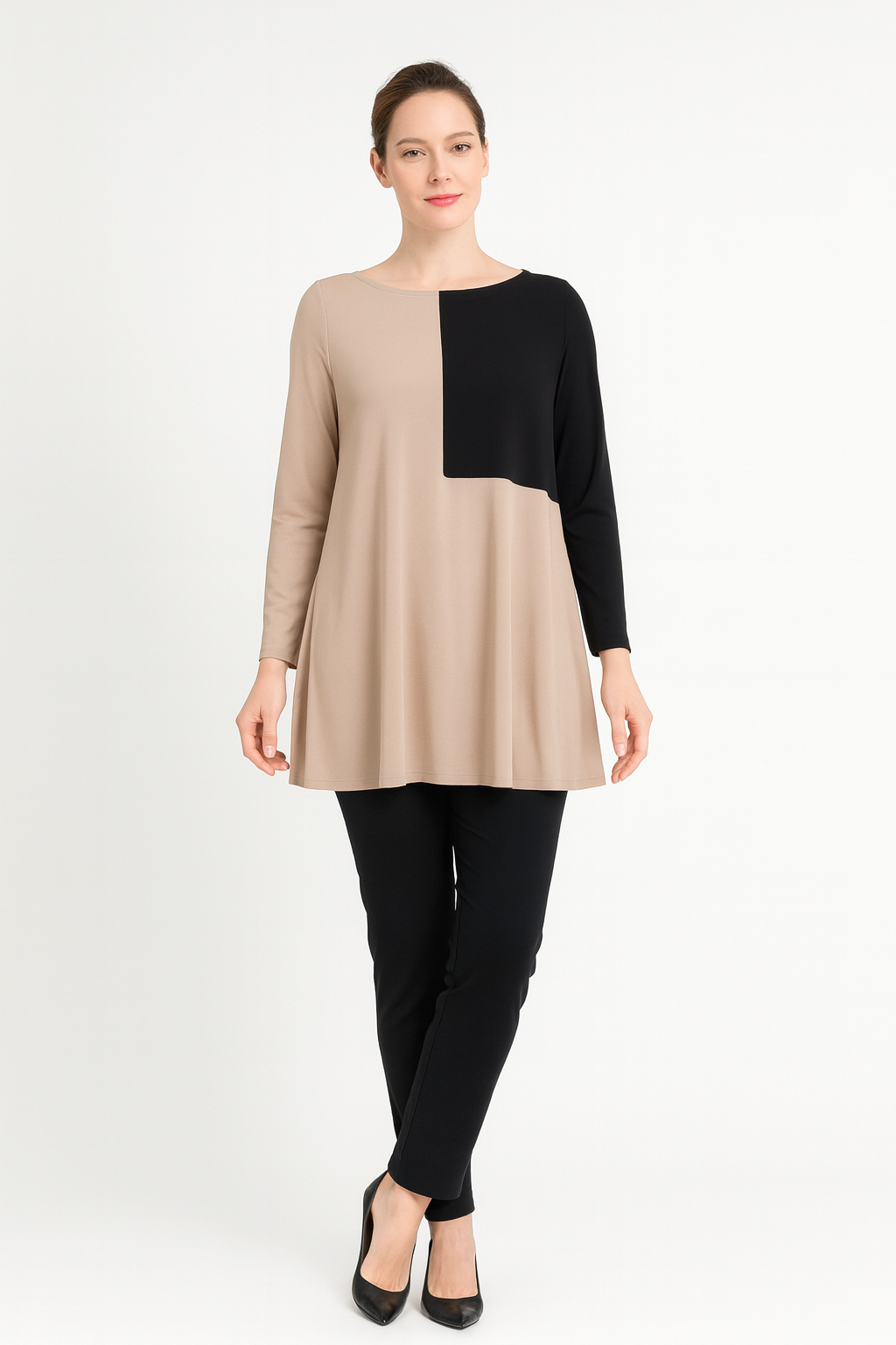 IC Collection Colorblock Tunic-IC-5547T