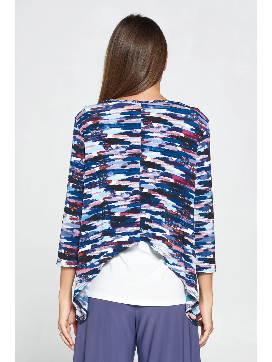 By JJ Asymmetrical Hem Popover Top-IT-242P