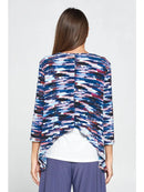 By JJ Asymmetrical Hem Popover Top-IT-242P