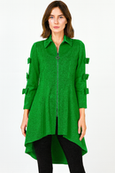 IC Collection Bow Sleeve High Low Jacket-IC-4564J