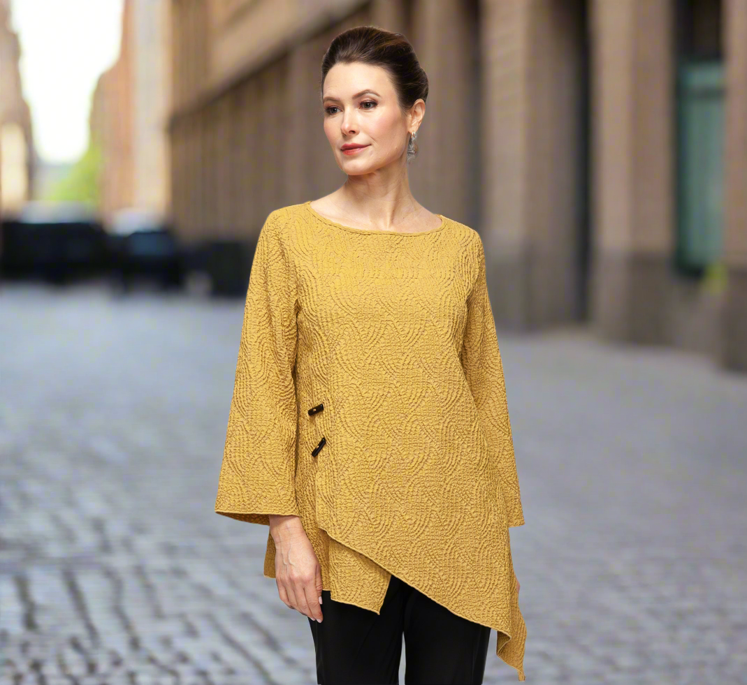 IC Collection Raglan Asymmetrical Tunic-7361T
