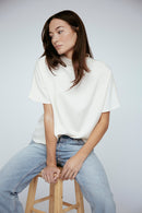 Amanda Maria Satin Batwing Top-AM002T