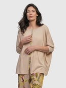 Alembika Powder Button Down Top-SJ701P