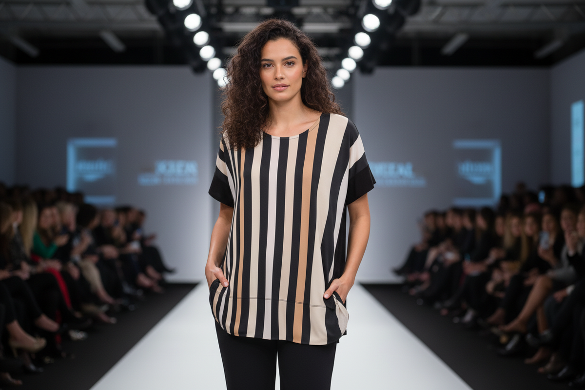 Alembika Color Block Tunic-ST434S-B