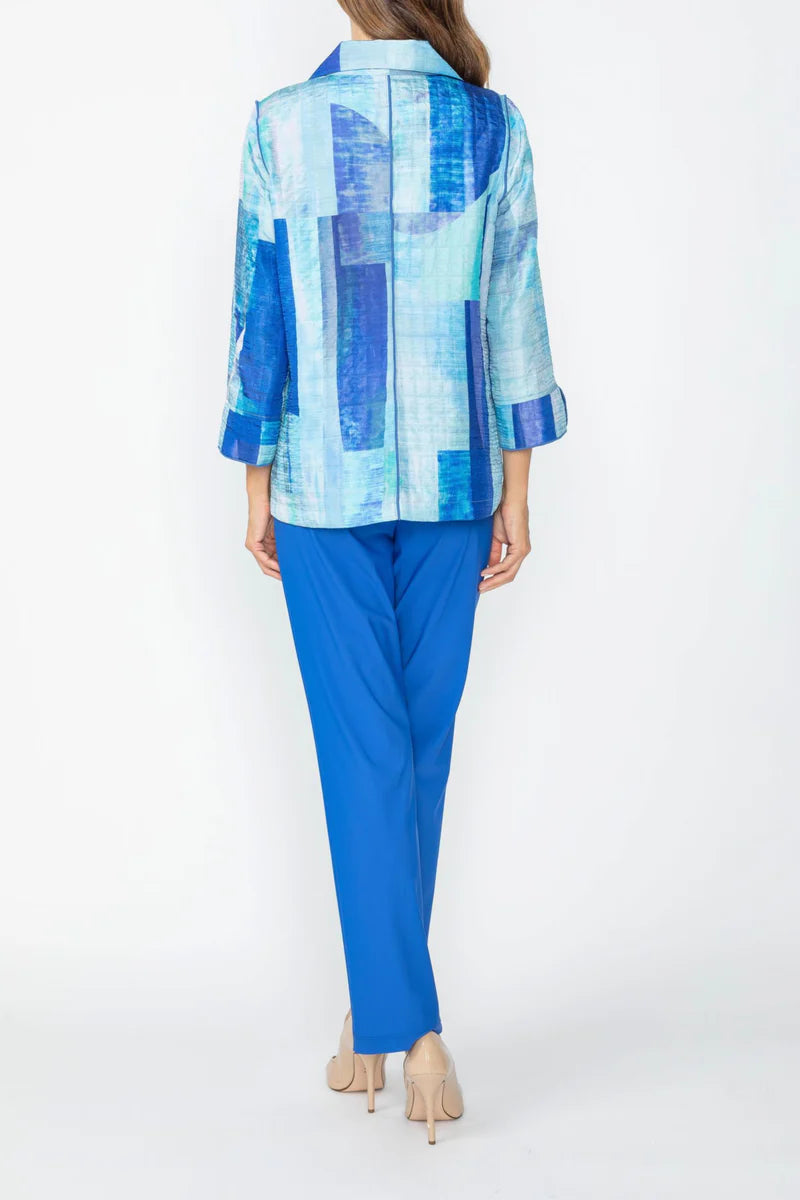 IC Collection Abstract Button-Front Jacket-C1039J