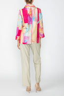 IC Collection Abstract Button-Front Jacket-C1039JB