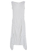 Kozan Black & White Lines Colson Dress-CV-1655-BWLINES