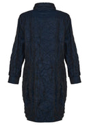 Kozan Aiko Shirt Dress-IL-1848-ROYAL