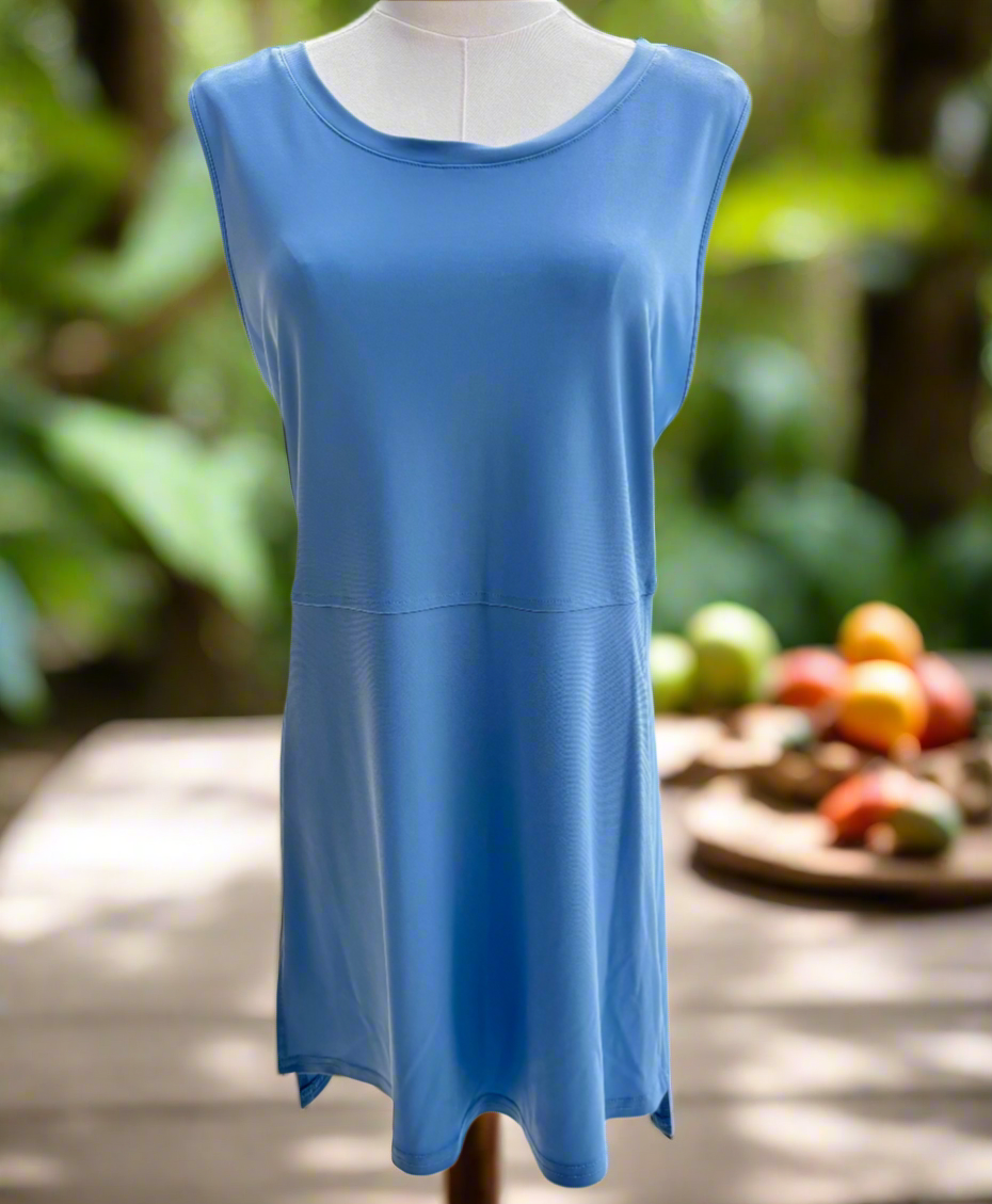 BY J.J Sleeveless Reversible Round or V Neck Tank-JJ-IT108