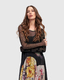 Alembika Chaka Crew Cocoon Dress, Mix-ED106M