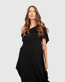 Alembika Savoir Off Shoulder- Maxi Dress-ED706B