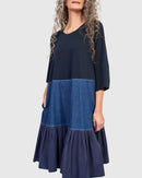 Annabella Denim Dress-SD830D