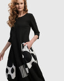 Urban Broadway Cocoon Dress, Mono-UD102M