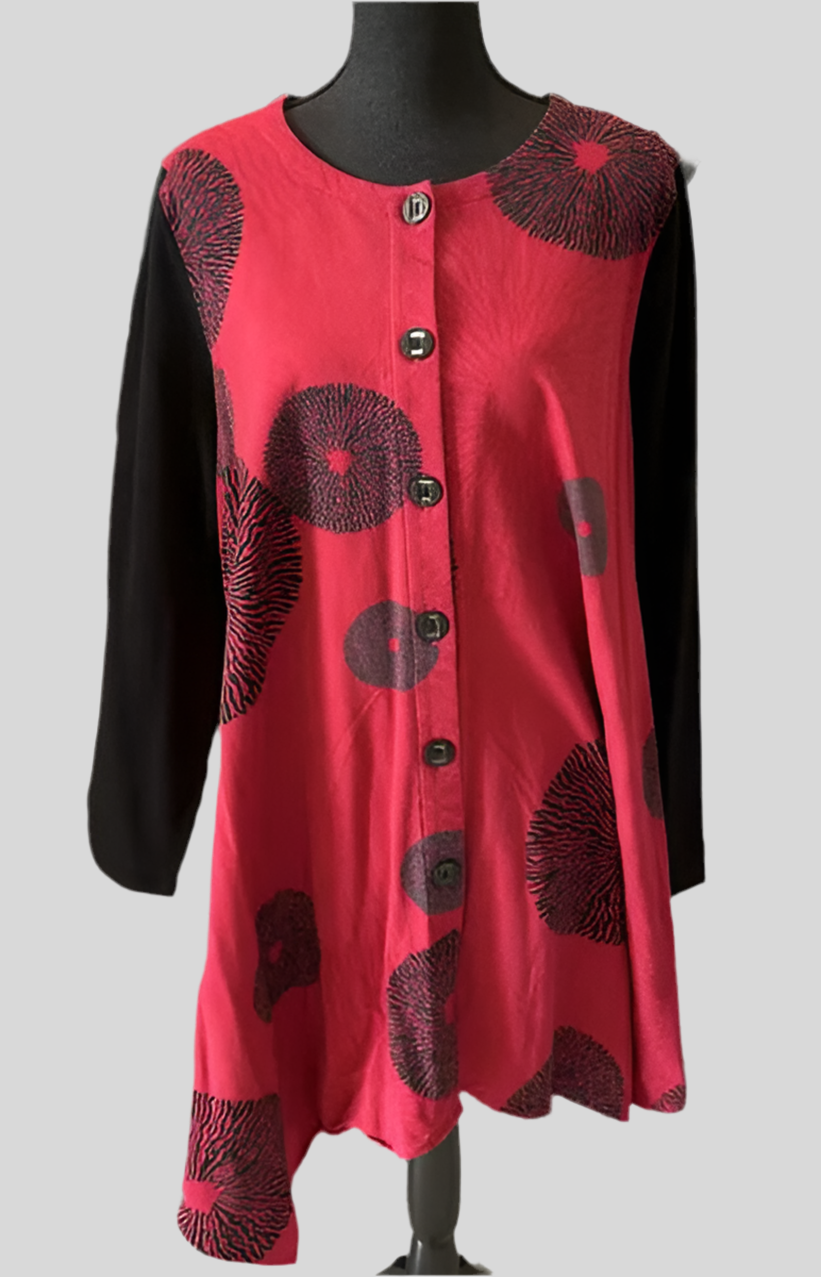 Cheyenne Helios Button Down Tunic/Dress-PT1019