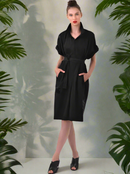 Alembika Black Dress-ED405B
