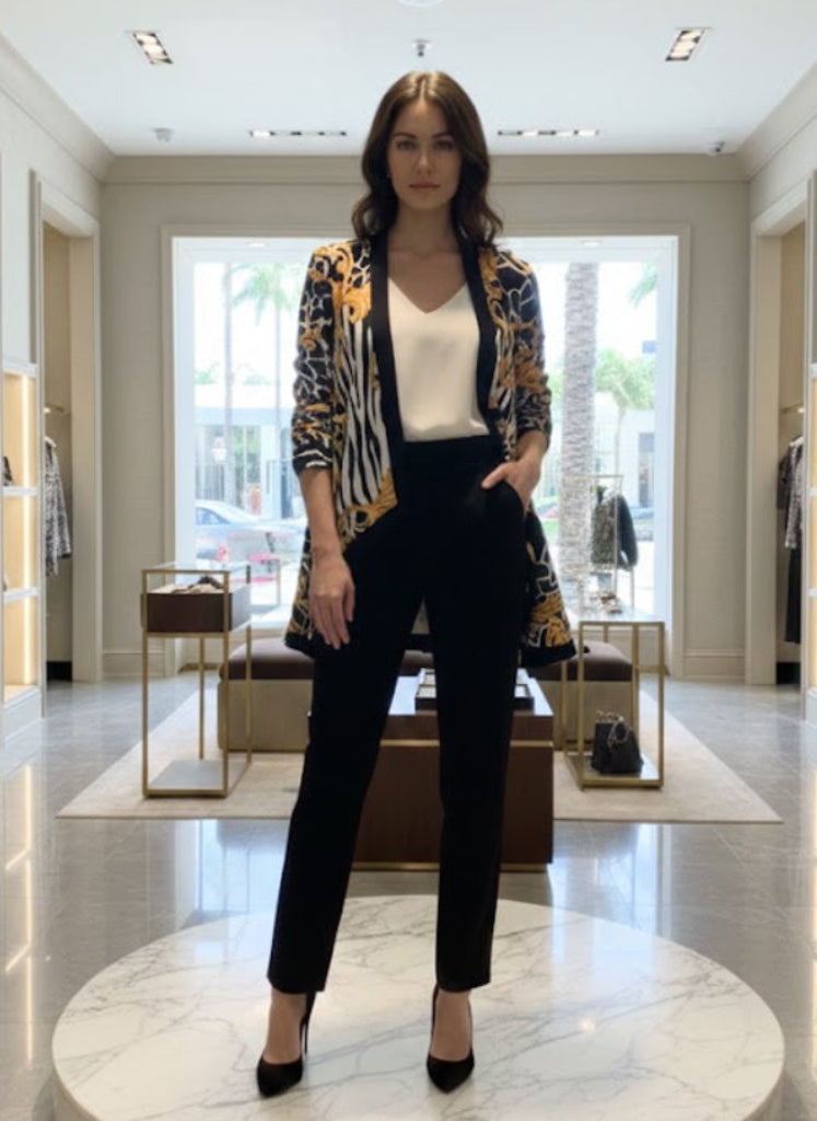 Frank Lyman Designer Print Jacket-196443