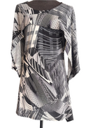 By JJ Cyber Graphic Print Tunic-IT-202B
