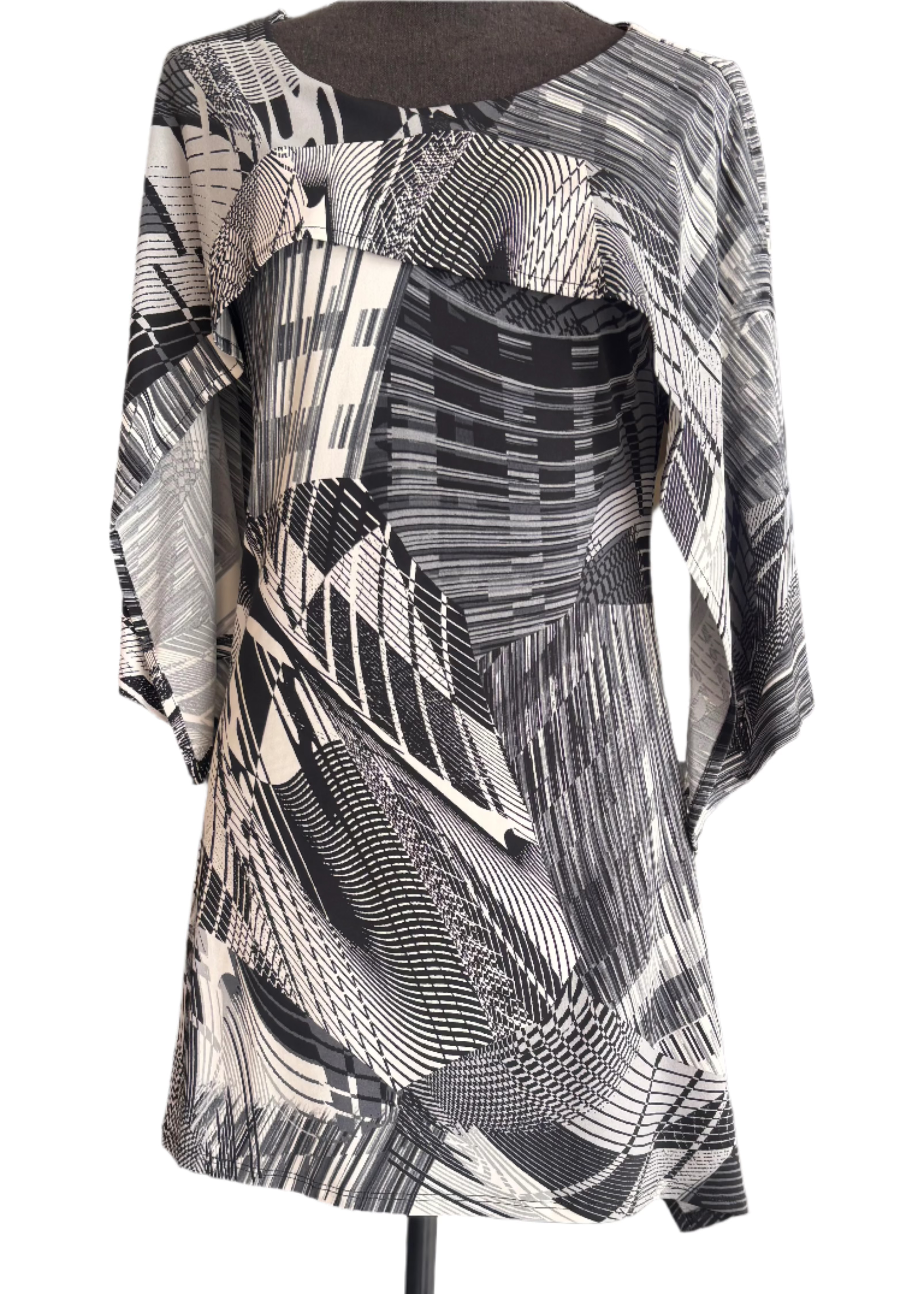 By JJ Cyber Graphic Print Tunic-IT-202B