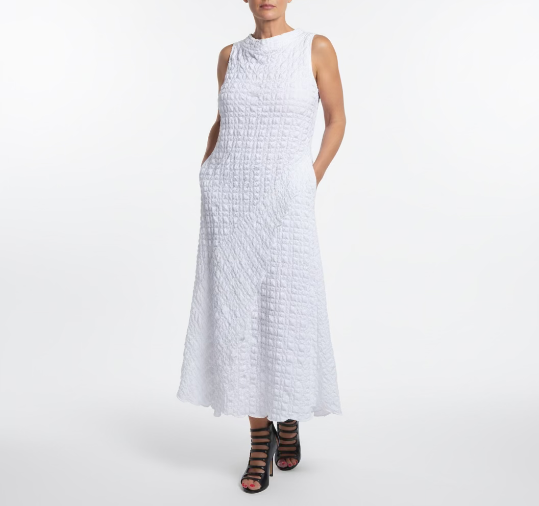 Asymmetrical Cut Front and Back Dress 7044D