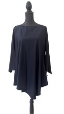 IC Collection Ruffle Sleeve Asymmetrical Top-IC-4723T