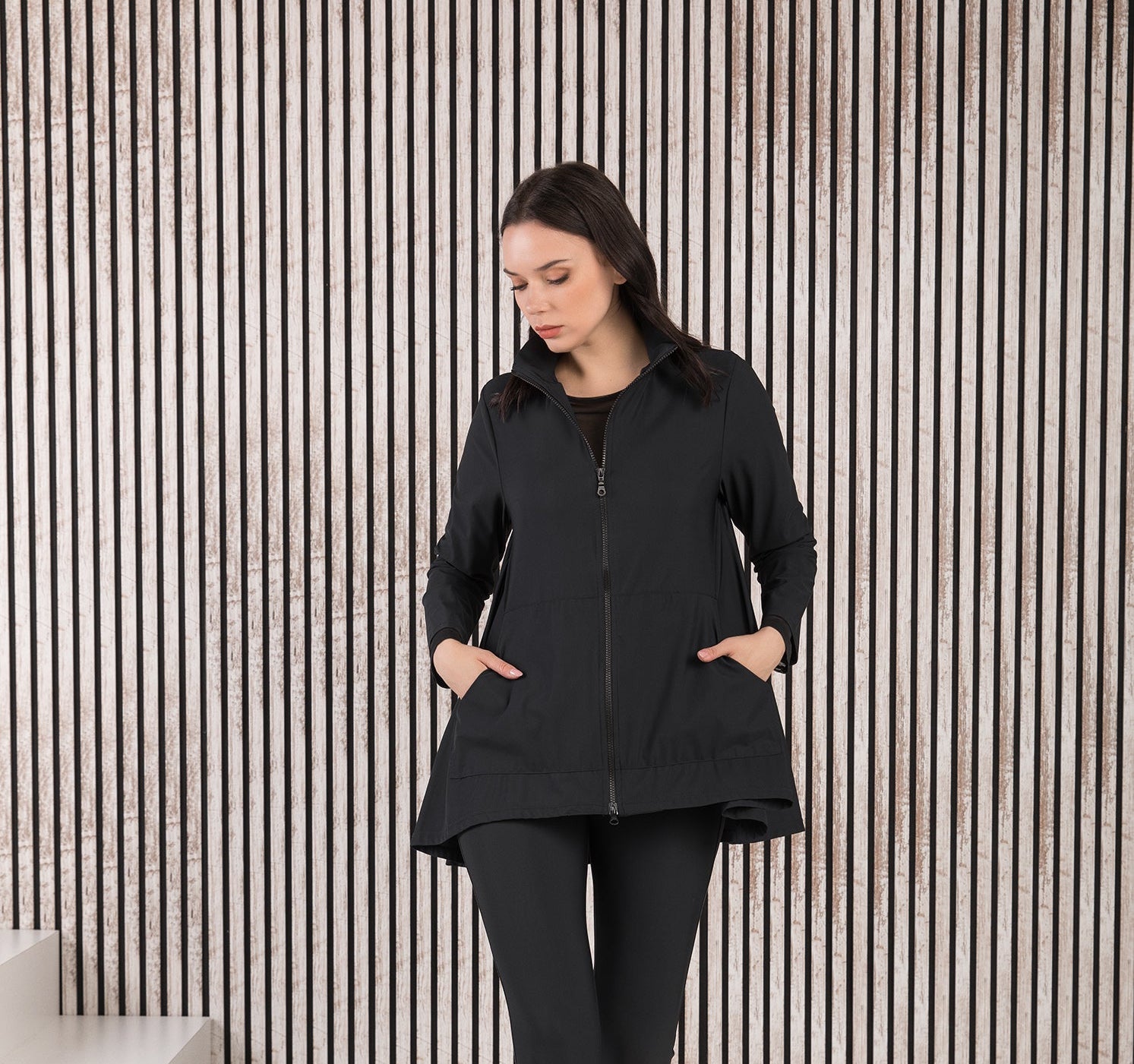 Kozan Jane Jacket-GR-2911-COAL