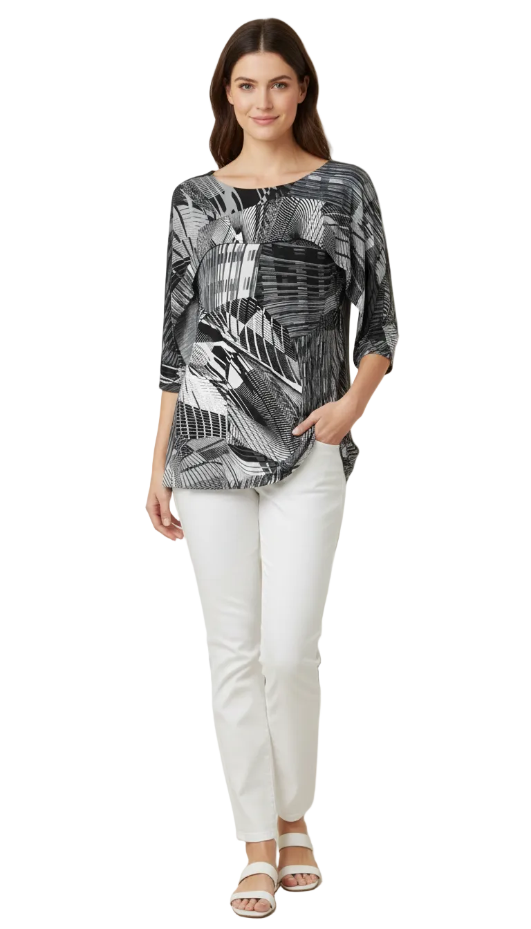 By JJ Fun Printed Tunic-IT-202P