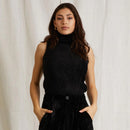 Scandal Italy- Hayden Sleeveless Turtleneck