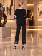 IC Collection C1272T black red accent top back view