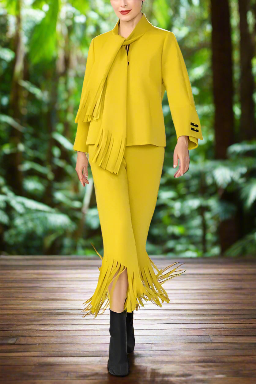 IC Collection Tassel Necktie Jacket | Unique Apparel USA