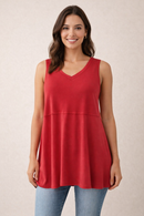 BY J.J Sleeveless Reversible Round or V Neck Tank-JJ-IT-108