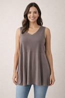 BY J.J Sleeveless Reversible Round or V Neck Tank-JJ-IT-108