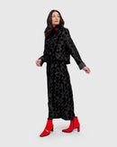 Alembika Hematite Wide Leg Pants-AP604C