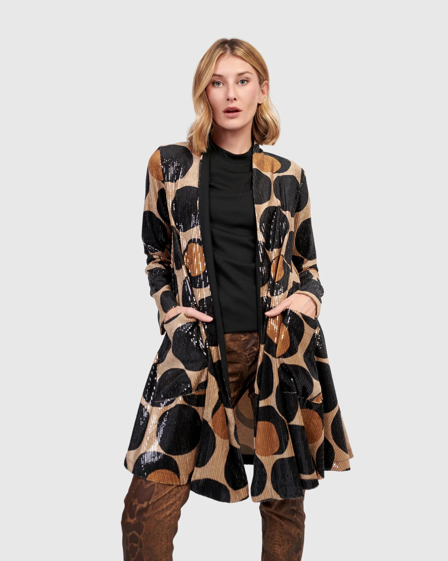 Alembika Zsa Zsa Sequin Jacket, Eclipse-AJ912E