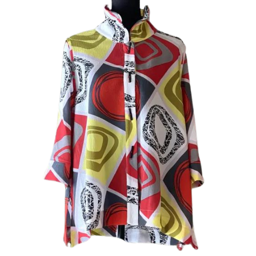 Moonlight Wacky Contemporary Print Jacket-3075NEWB