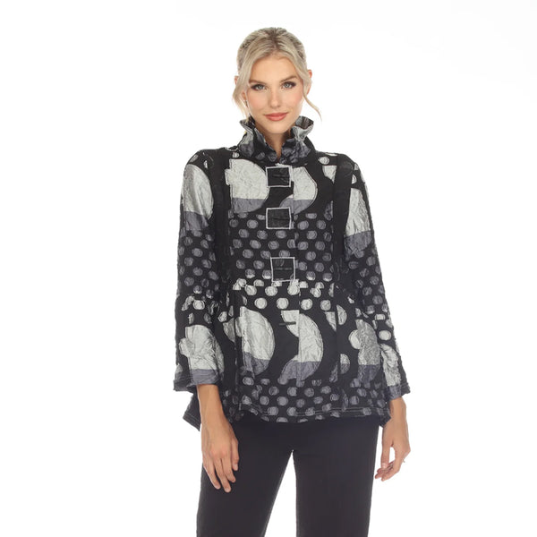 Moonlight Two Pocket Wire Neck Jacket-3776
