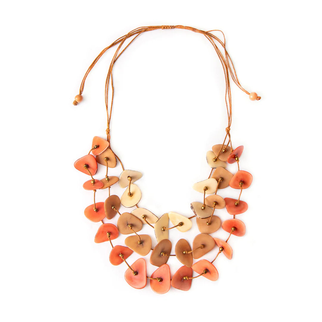 Tagua Handmade Alana Necklace-LC1301-PC