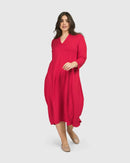 Essential Pockets Cocoon Dress- AD119B