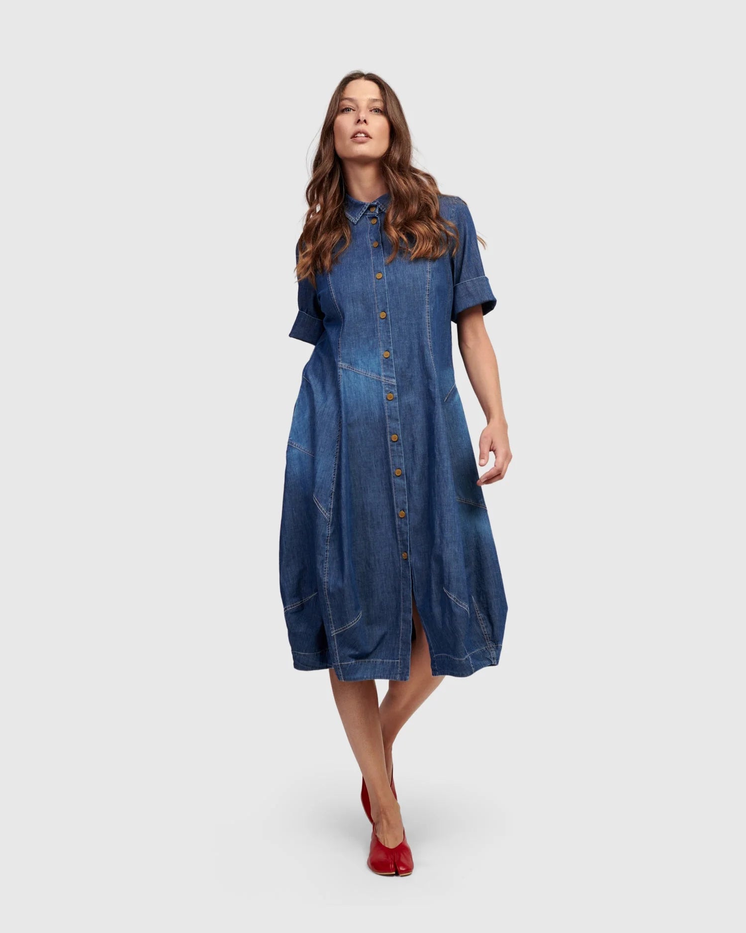 signature 8 denim dress Signature8 Zipper Denim Dress