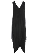 Kozan Black Mesh Mills Dress-SH-1546-BLKMSH