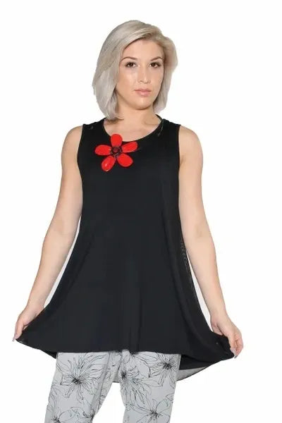 Sun Kim Sleeveless Tunic-SK159