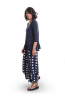 Alembika Crinkled Ruffled Bottom Tunic-ST363N