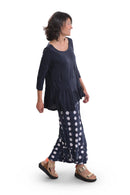 Alembika Crinkled Ruffled Bottom Tunic-ST363N