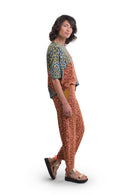 Alembika Orange Graphic Pant-SP134O