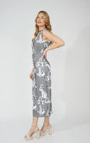Frank Lyman Midi Bodycon Floral Dress-251100