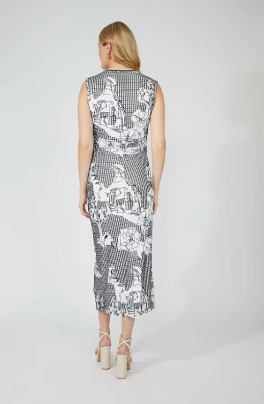 Frank Lyman Midi Bodycon Floral Dress-251100