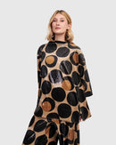 ALEMBIKA Sol Sequin Trapeze Top, Eclipse-AT718E