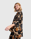 ALEMBIKA Sol Sequin Trapeze Top, Eclipse-AT718E