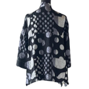 Moonlight Two Pocket Crinkle Bubble Print Jacket-3786