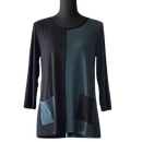By JJ Split Color Tunic-IT-255
