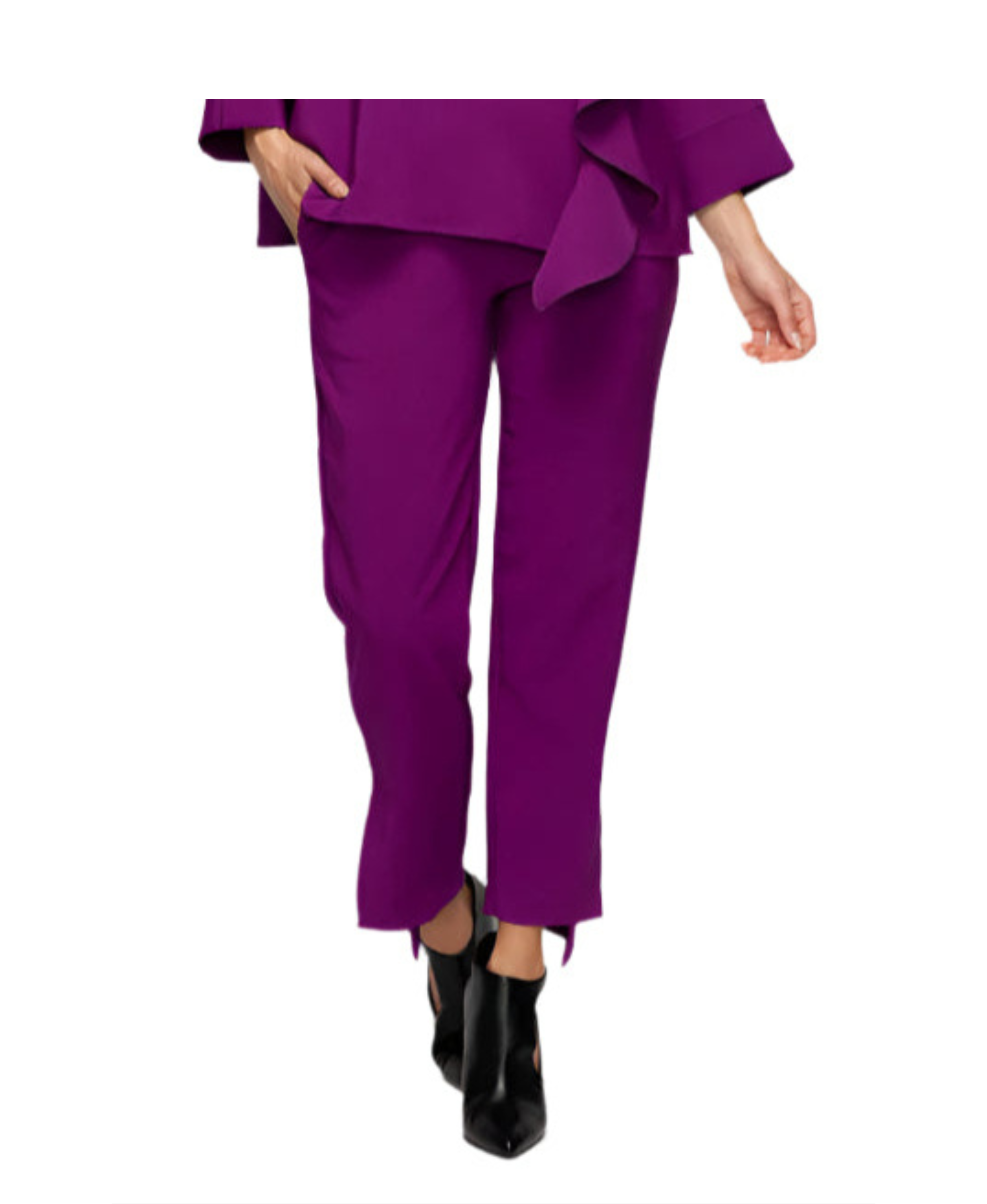 IC Collection Side Slit Pants-7581P